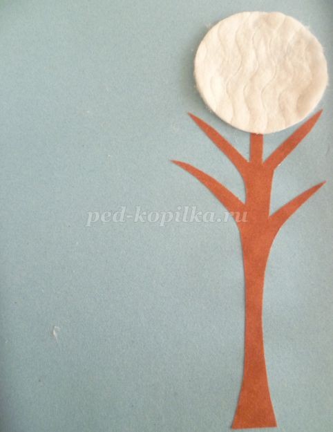 Новогодняя аппликация "Снеговик": часть 1 Новогодняя аппликация "Снеговик": часть 1