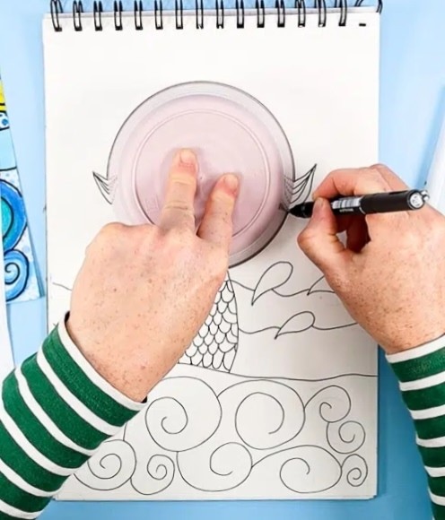 Рисунок на морскую тему Рисунок на морскую тему