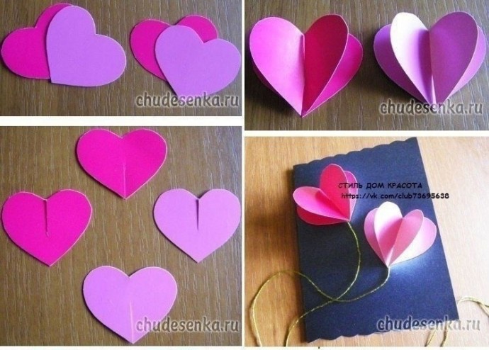 ​Сердца на веревочке