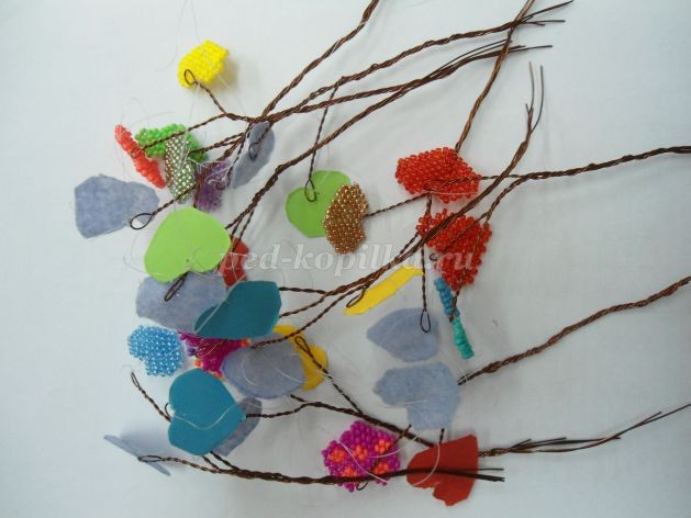 Дерево из сердечек: часть 2