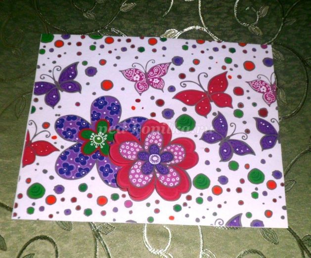 Объёмная аппликация "Вдохновение": часть 2 Объёмная аппликация "Вдохновение": часть 2