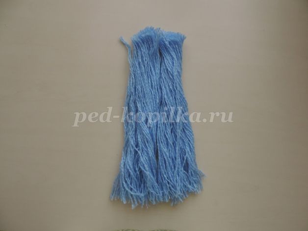 Снегурочка из ниток: новогодний мастер-класс, часть 1