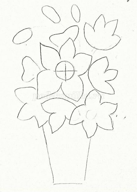 Декоративный натюрморт гуашью для детей Декоративный натюрморт гуашью для детей