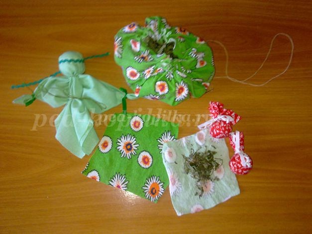 Кукла травница детскими руками