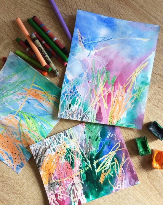 ​Курочка в смешанной технике