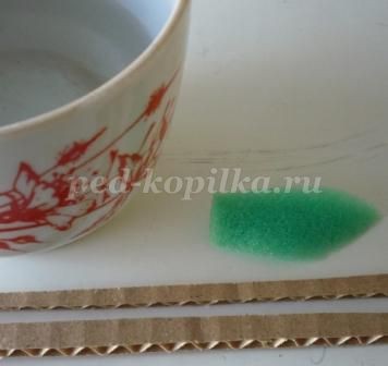 Панно из упаковочного картона: часть 1 Панно из упаковочного картона: часть 1