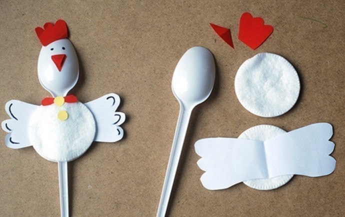 Поделки из одноразовых пластиковых ложек