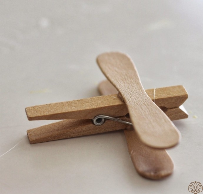 Самолётик из прищепки Самолётик из прищепки