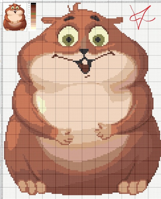 Вышиваем с детьми животных