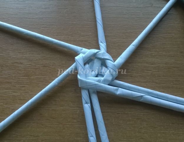 ​Грибочки в технике спирального плетения: часть 2