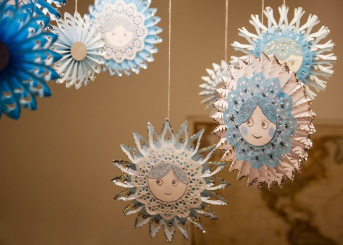 Красотки снежинки