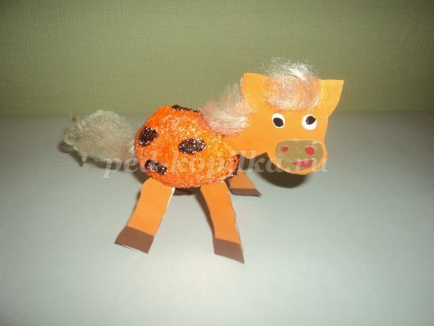 Лошадка из бумаги Лошадка из бумаги