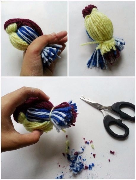 Пташка из пряжи Пташка из пряжи