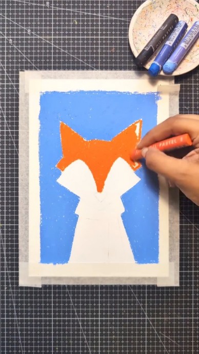 Рисование лисенка Рисование лисенка