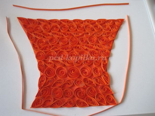 Цветы в вазе в технике квиллинг: часть 1