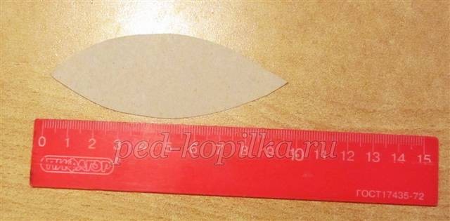 Лилия из бумаги детскими руками