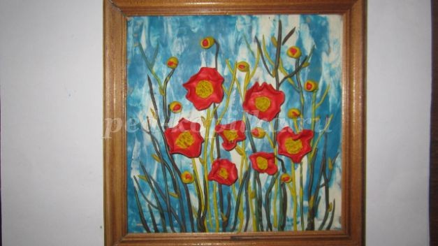 ​Пластилинография: настроение природы, часть 3