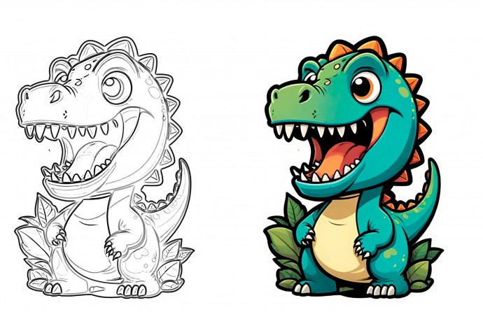 Раскраски "Динозавры" Раскраски "Динозавры"