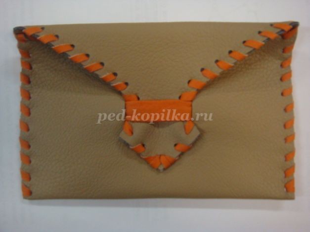 Органайзер из искусственной кожи для детских поделок Органайзер из искусственной кожи для детских поделок