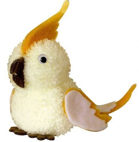 Идеи поделок из помпонов Идеи поделок из помпонов