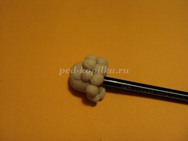 Лепка из солёного теста "Дары лета": часть 3