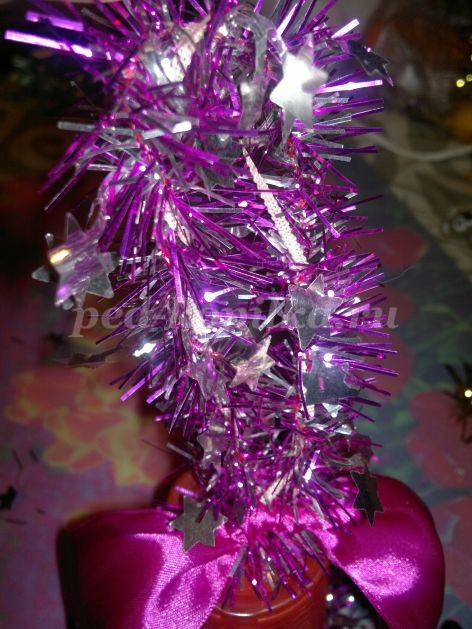 Новогодний колокольчик из пластикового стакана Новогодний колокольчик из пластикового стакана