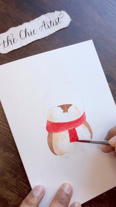 Сова в шапочке Сова в шапочке