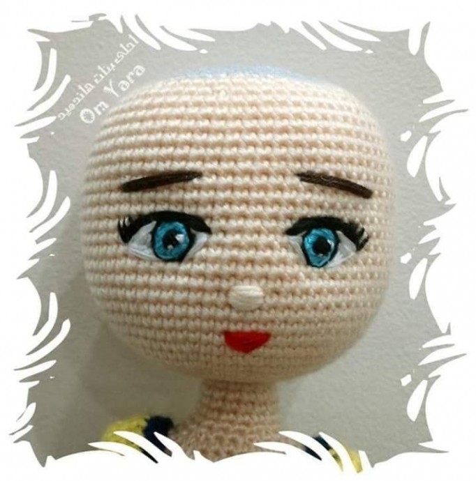 Вышиваем глазки куколке Вышиваем глазки куколке