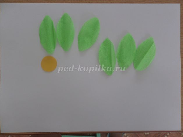 Цветок из ватных дисков