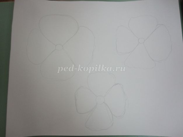 ​Цветы в технике витраж: часть 1