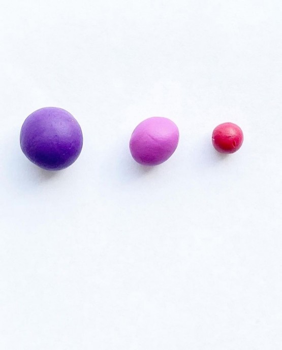 Цветочная картина из пластилина