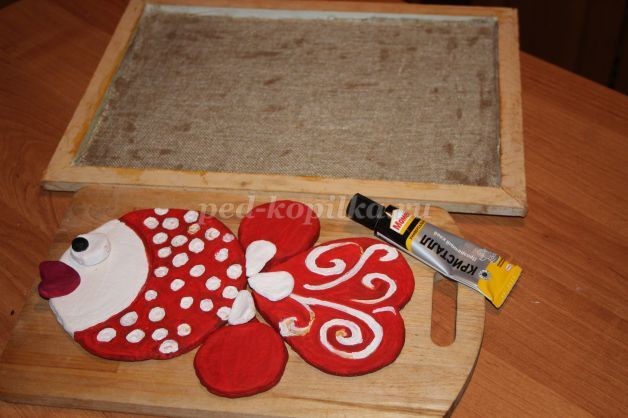 Рыбка из соленого теста