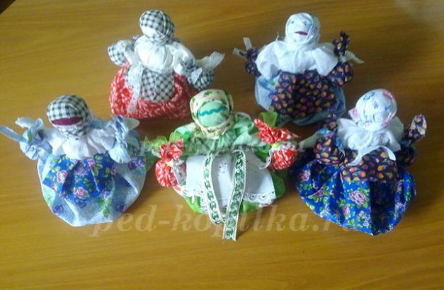 Кукла травница детскими руками