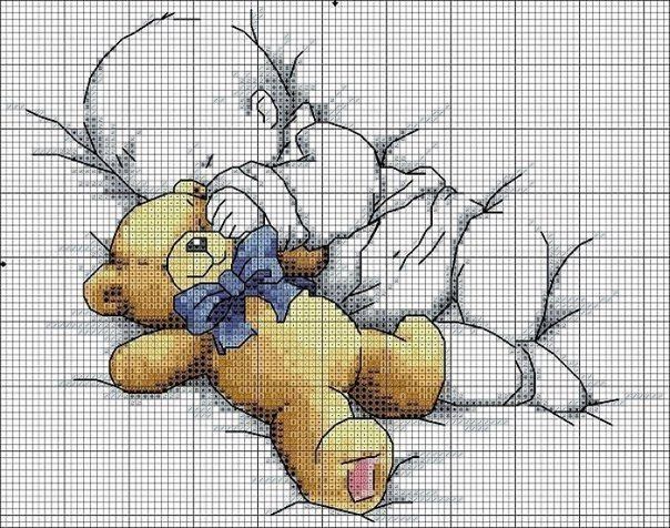 Детская вышивка: схемы Детская вышивка: схемы