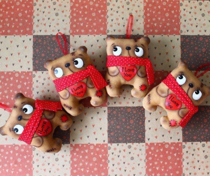 Кофейный медвежонок