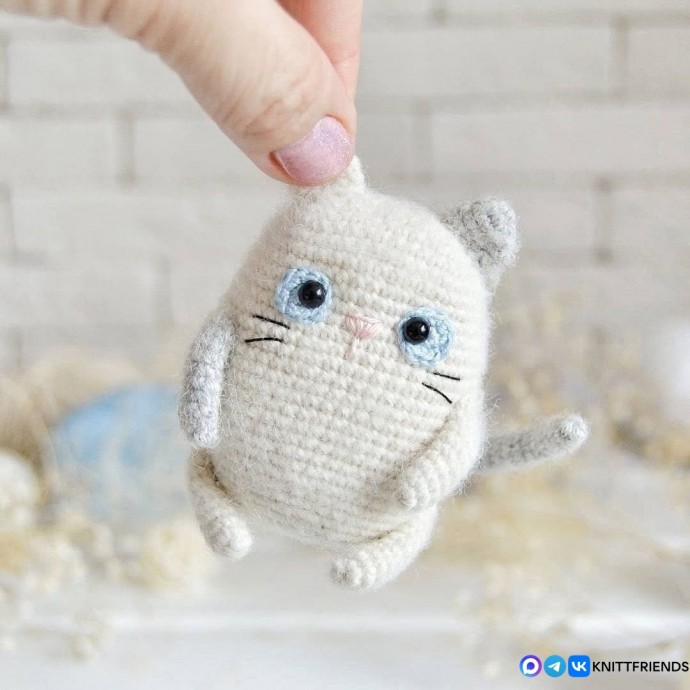 Котик из пряжи Котик из пряжи
