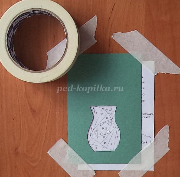 ​Открытка ко Дню Учителя в технике айрис-фолдинг