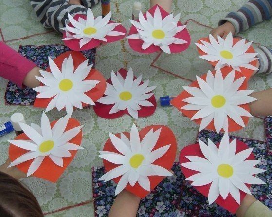 Сердце с цветком