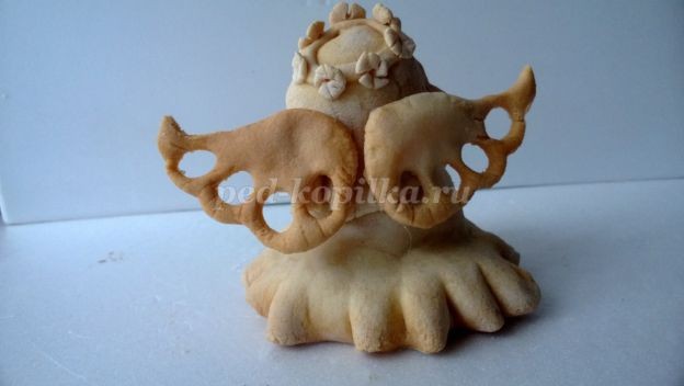 Рождественский ангел из солёного теста: мастер–класс, часть 4