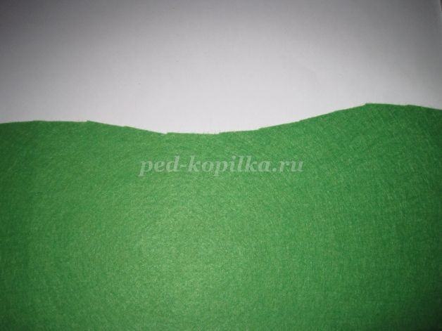 Весенняя аппликация из бумаги, фетра и карандашной стружки: часть 2