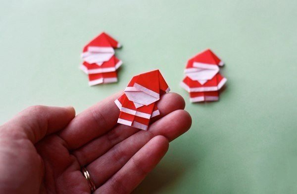 Гномик в технике оригами