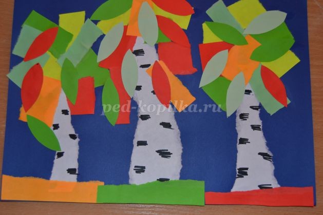 ​Осеннее дерево: мастер-класс, часть 2