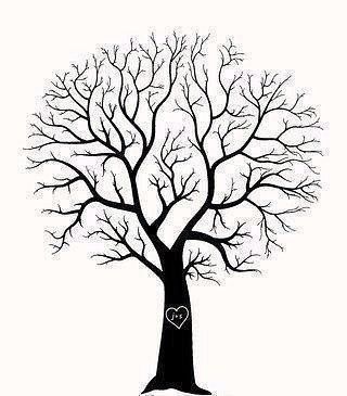 Рисуем листву дерева отпечатками пальцев Рисуем листву дерева отпечатками пальцев