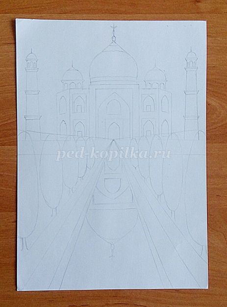 Графическая зарисовка исторического здания: часть 3 Графическая зарисовка исторического здания: часть 3
