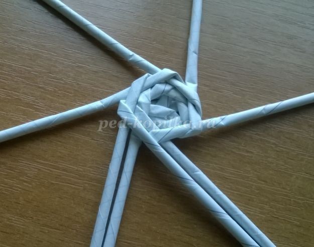 ​Грибочки в технике спирального плетения: часть 2