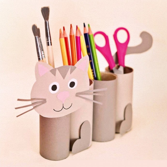 ​Кошка-карандашница