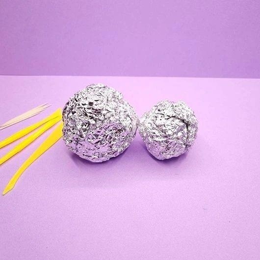 Снеговик из пластилина