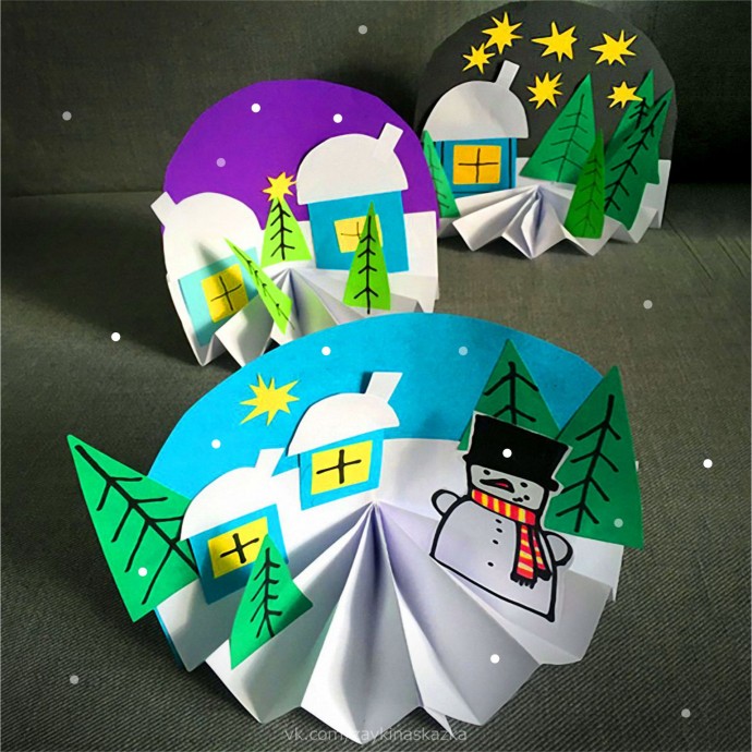 Городок зимой Городок зимой