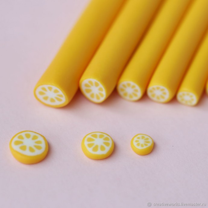 Лепим из полимерной глины лимон