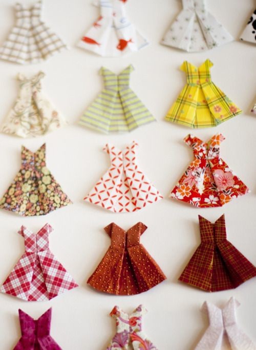 ​Платье в технике оригами